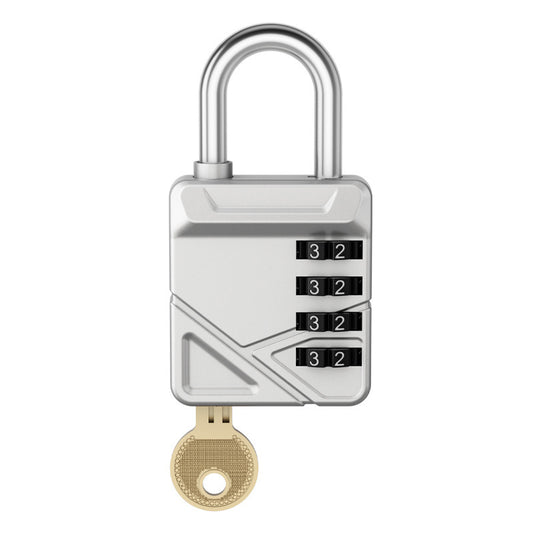 DUAL CONTROL LOCK 4-Digit Combination Padlock with Key Override