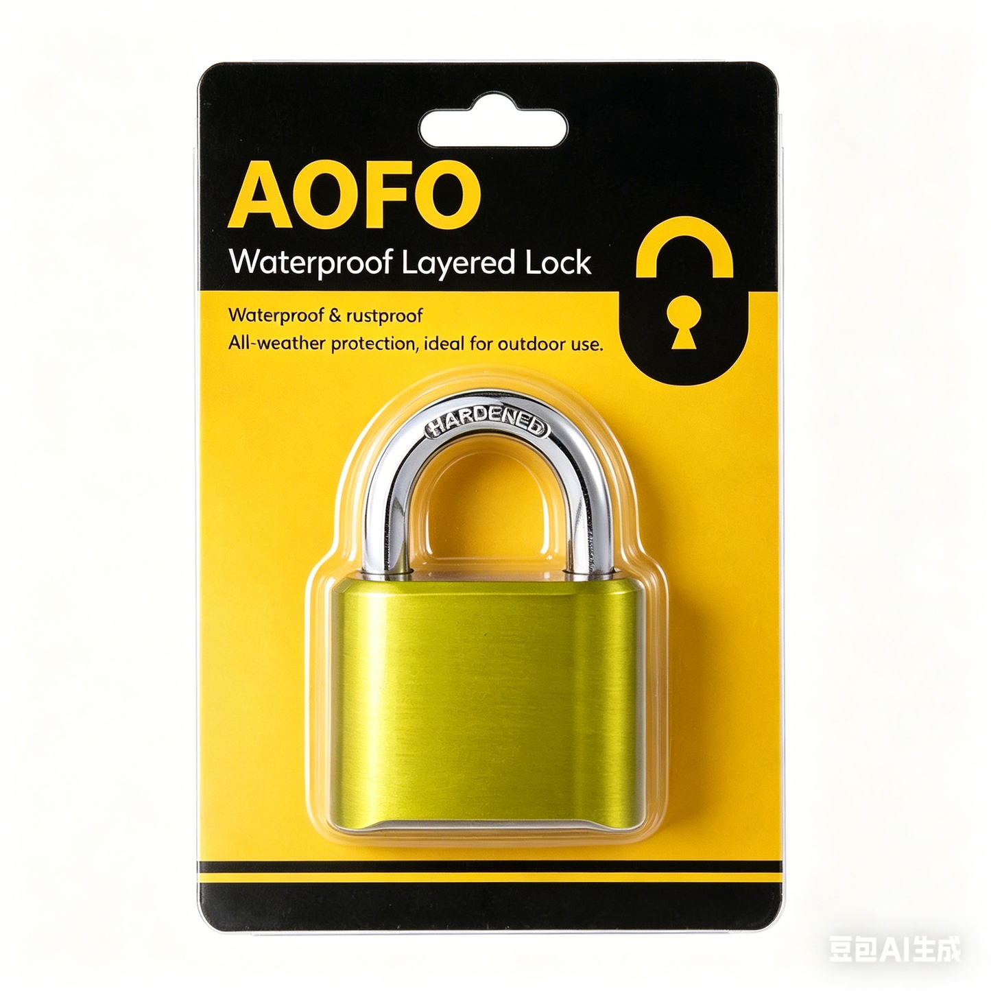 AOFO COMBINATION 4- DIGIT PADLOCK SMALL BEAM