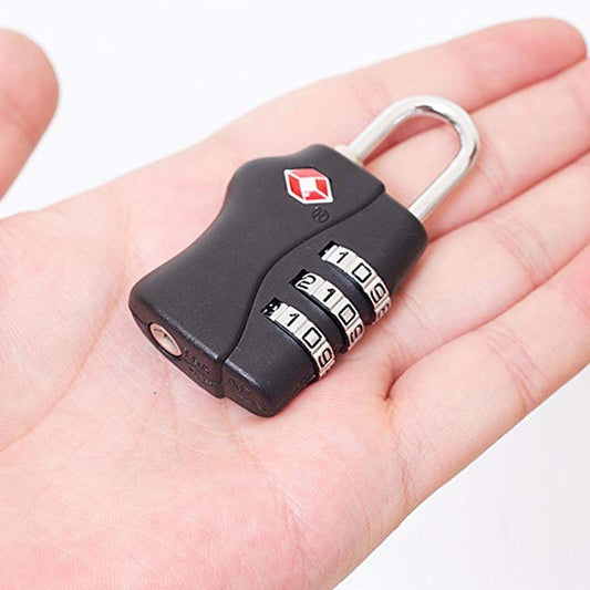 TSA-Approved 3-Digit Combination Luggage Padlock