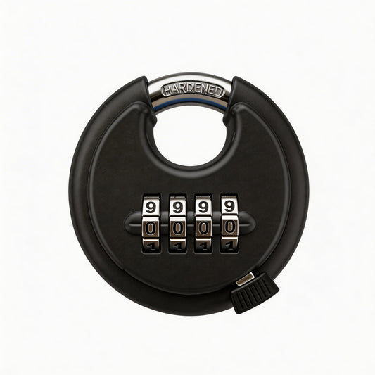 2-3/4" Red Combination Manager Disc Lock - 10 Locks/Box