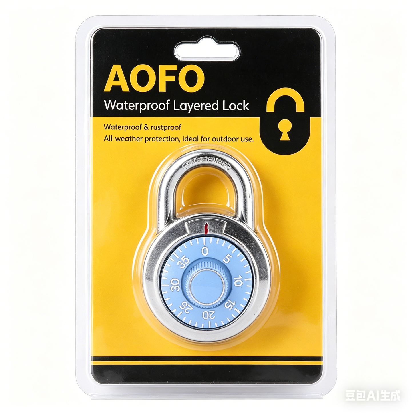 AOFO COMBINATION DIAL LOCK 50mm