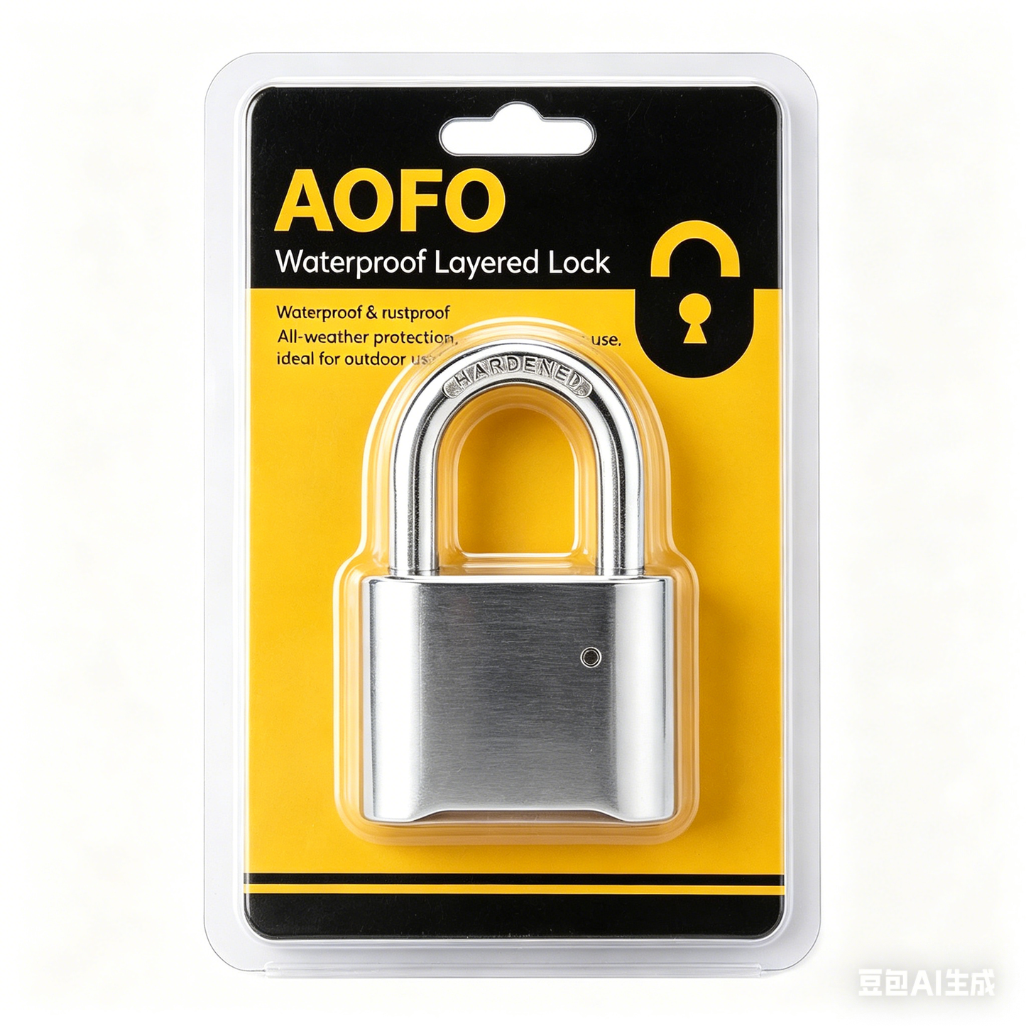 AOFO COMBINATION 4- DIGIT PADLOCK SMALL BEAM