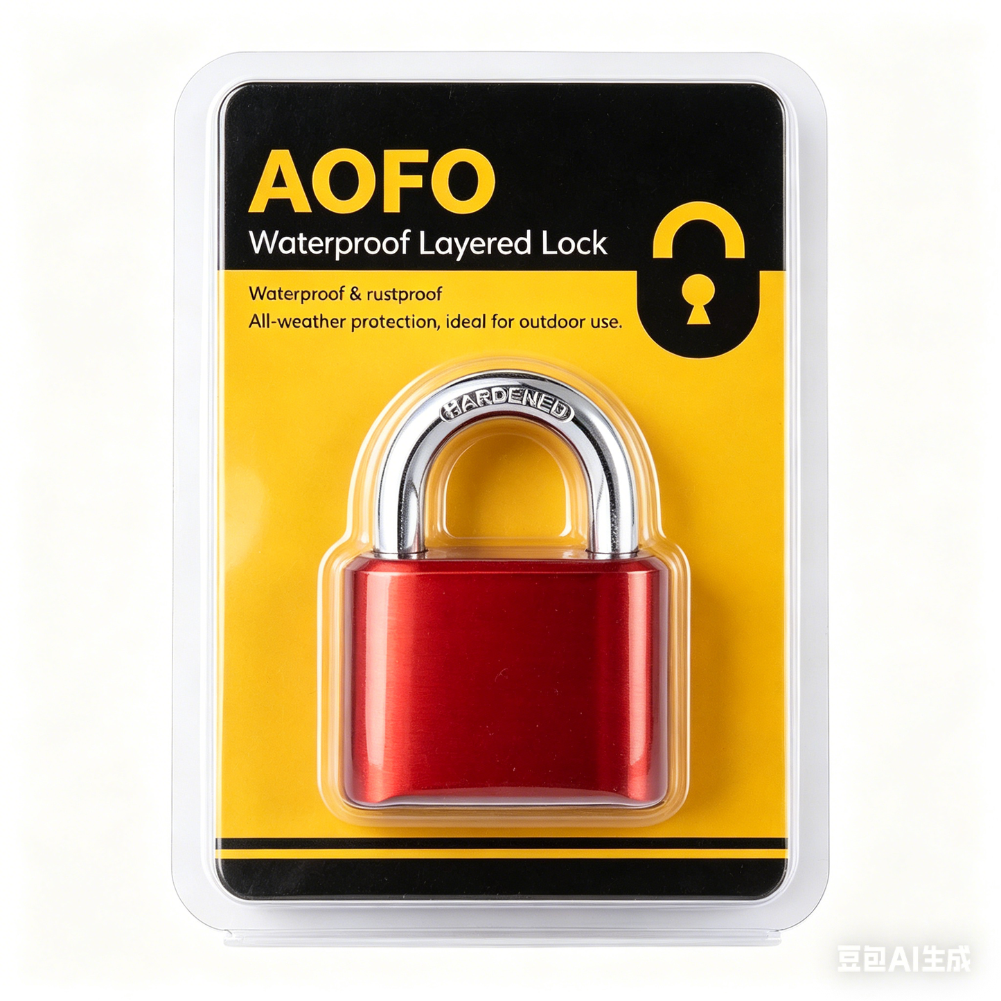 AOFO COMBINATION 4- DIGIT PADLOCK SMALL BEAM