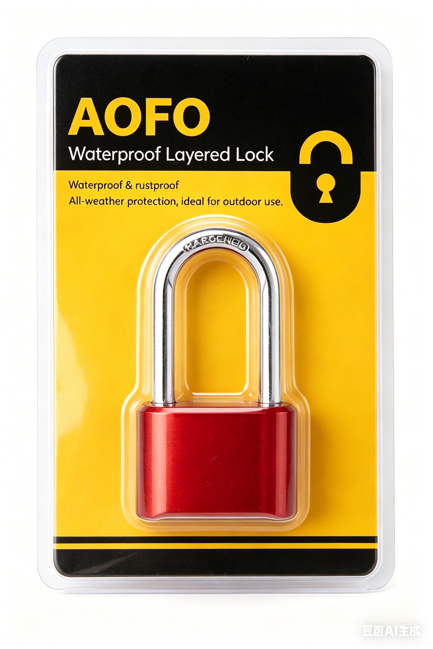AOFO 4-DIGIT COMBINATION PADLOCK BIG BEAM