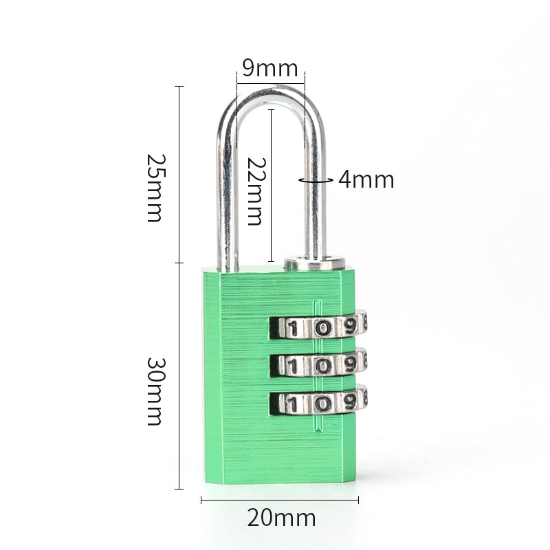 Combination Lock 4 Digit Long Shuckle