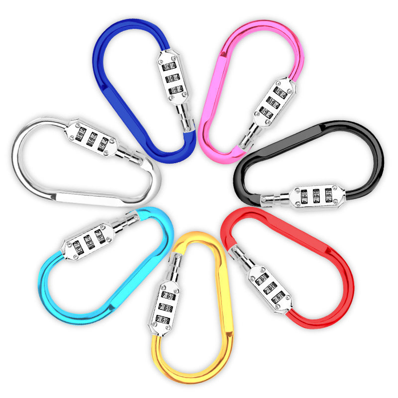 3-Digit Combination Carabiner Lock
