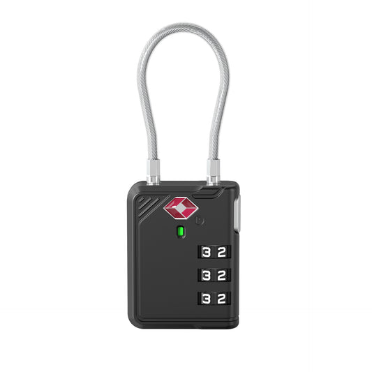 3-DIGIT TSA WIRE LUGGAGE LOCK