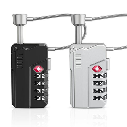 TSA lock steel lock anti-theft gun box lock 3 alloy code