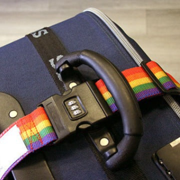 3-Digit Combination Luggage Strap & Tag Set