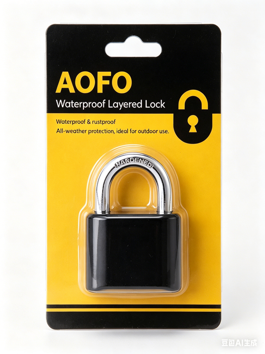 AOFO COMBINATION 4- DIGIT PADLOCK SMALL BEAM
