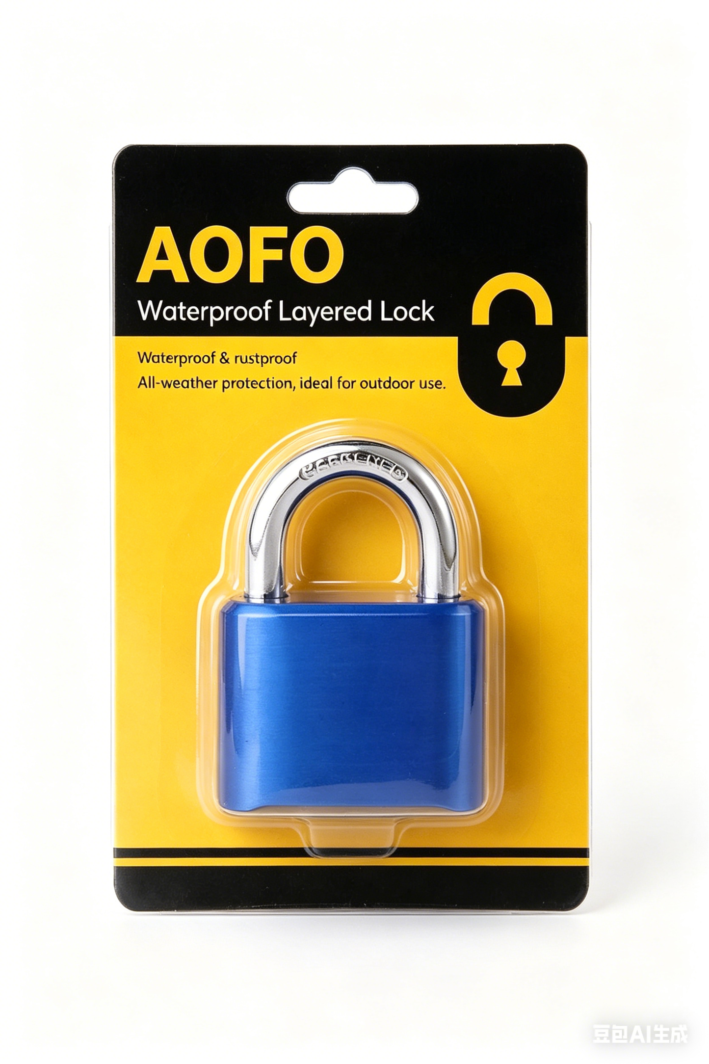 AOFO COMBINATION 4- DIGIT PADLOCK SMALL BEAM