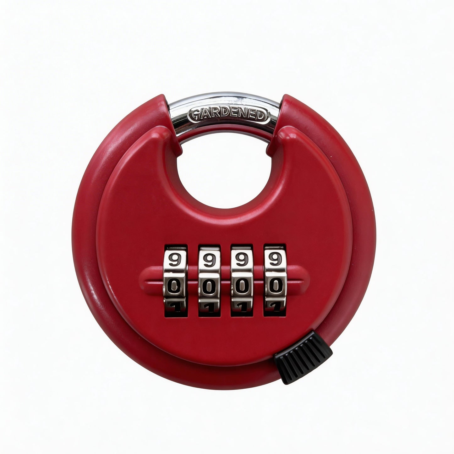 2-3/4" Red Combination Manager Disc Lock - 10 Locks/Box