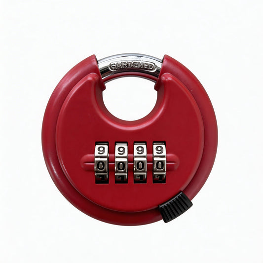 2-3/4" Red Combination Manager Disc Lock - 10 Locks/Box